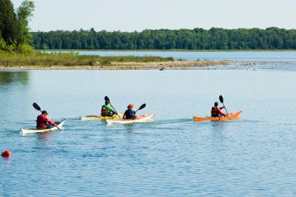 Lake Michigan kayak tour